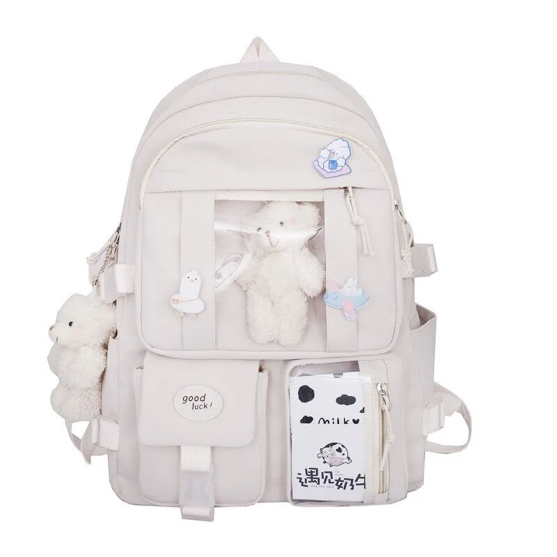 Sohiwoo Cute Waterproof Student Backpack