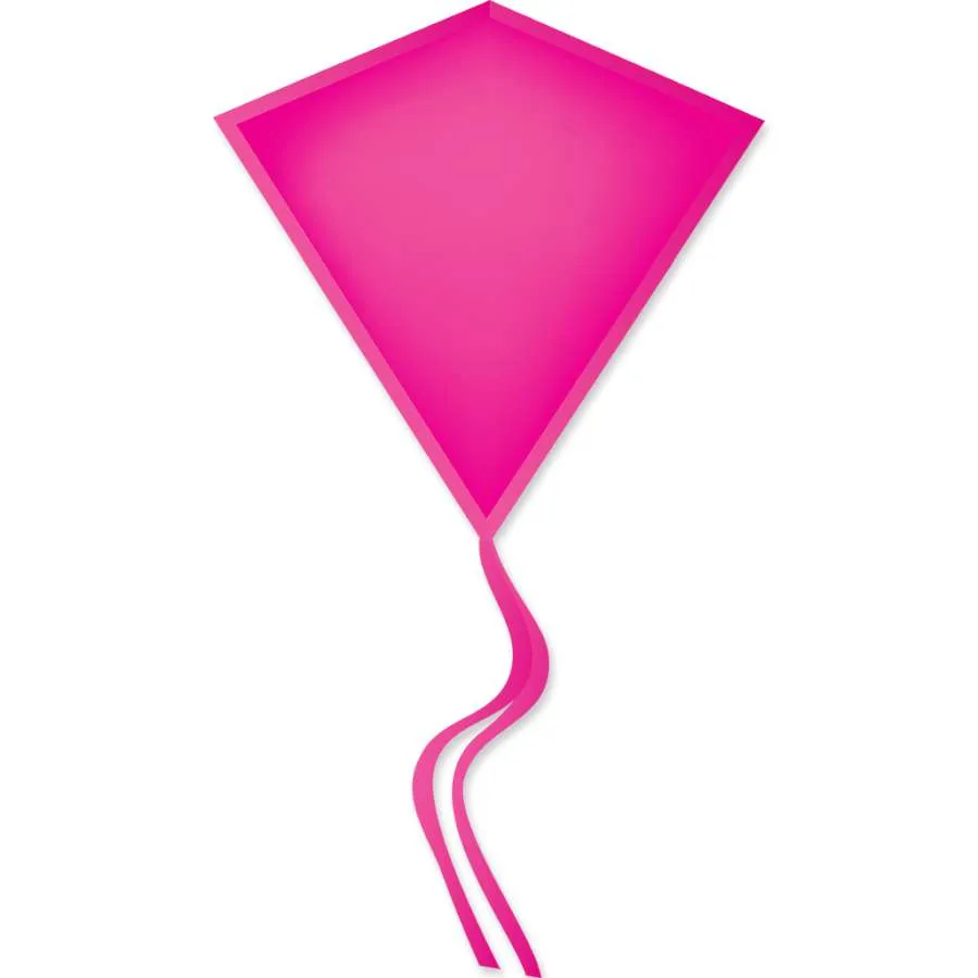 Solid Color 30 Inch Diamond Kite