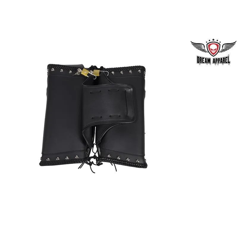 Waterproof PVC Motorcycle Saddlebag with Gun Holsters