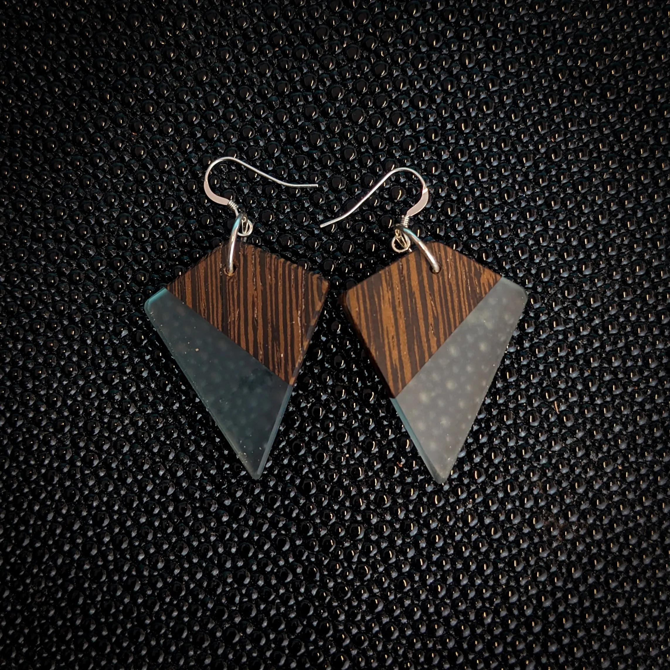 Wenge Kites Dangle Earrings