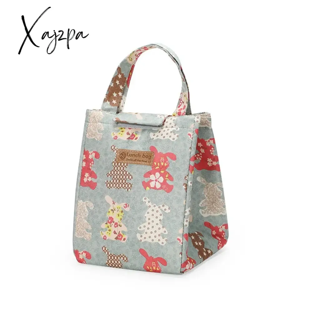 Xajzpa - Fashion Lunch Bag Insulated Thermal  Lovely Cat Multicolor Breakfast Box Bags Women Portable Hand Pack Picnic Travel Products