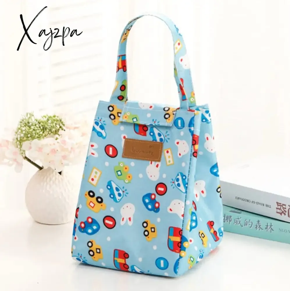 Xajzpa - Fashion Lunch Bag Insulated Thermal  Lovely Cat Multicolor Breakfast Box Bags Women Portable Hand Pack Picnic Travel Products