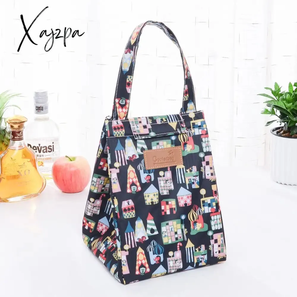 Xajzpa - Fashion Lunch Bag Insulated Thermal  Lovely Cat Multicolor Breakfast Box Bags Women Portable Hand Pack Picnic Travel Products