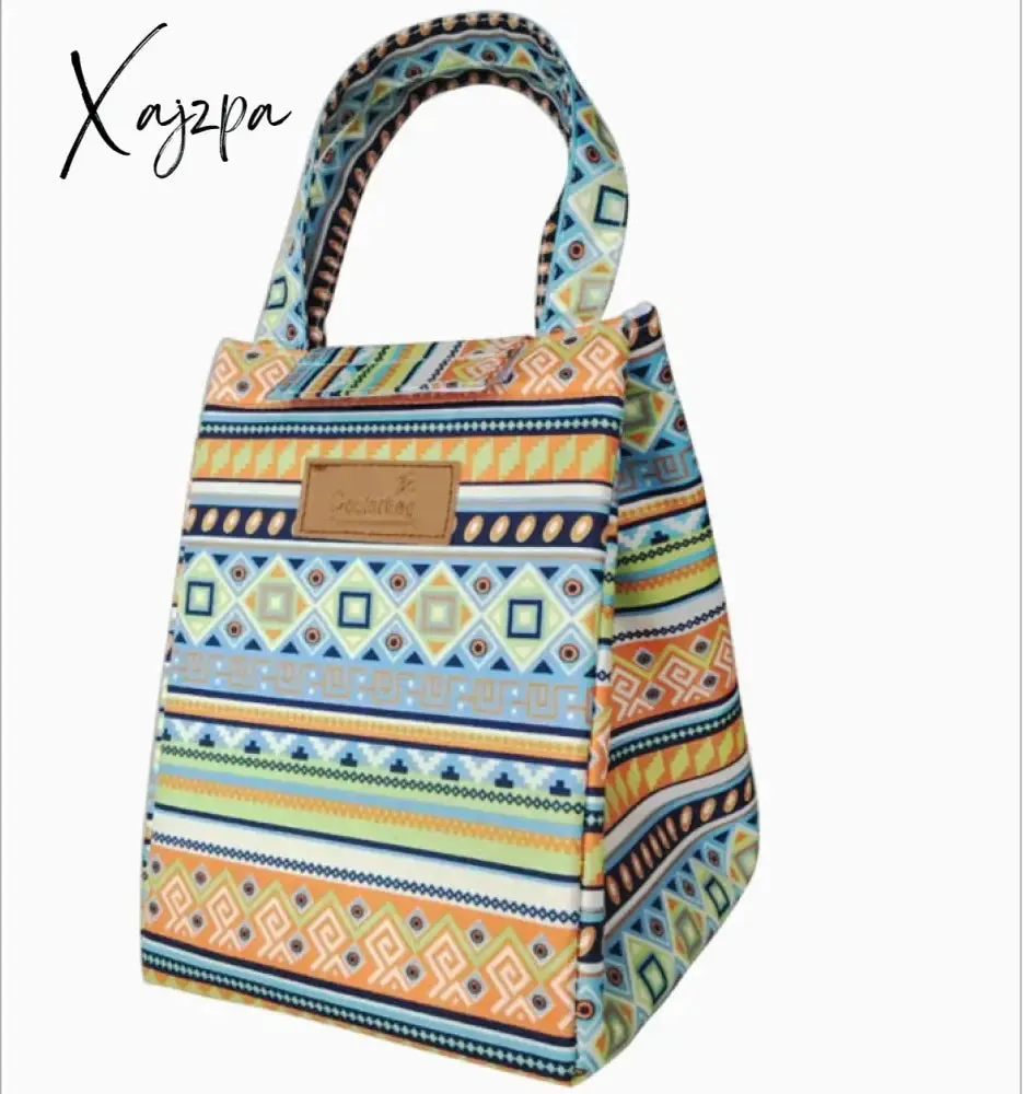 Xajzpa - Fashion Lunch Bag Insulated Thermal  Lovely Cat Multicolor Breakfast Box Bags Women Portable Hand Pack Picnic Travel Products