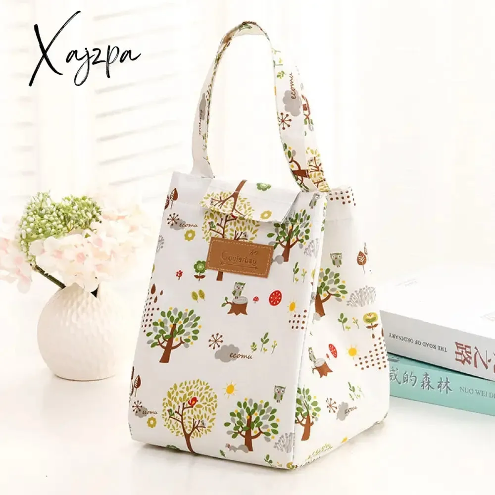 Xajzpa - Fashion Lunch Bag Insulated Thermal  Lovely Cat Multicolor Breakfast Box Bags Women Portable Hand Pack Picnic Travel Products