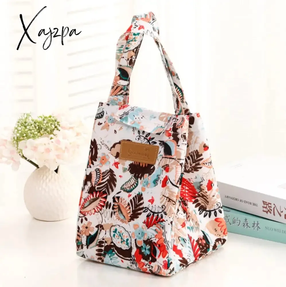 Xajzpa - Fashion Lunch Bag Insulated Thermal  Lovely Cat Multicolor Breakfast Box Bags Women Portable Hand Pack Picnic Travel Products